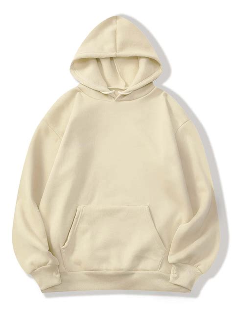 beige hoodie plain.